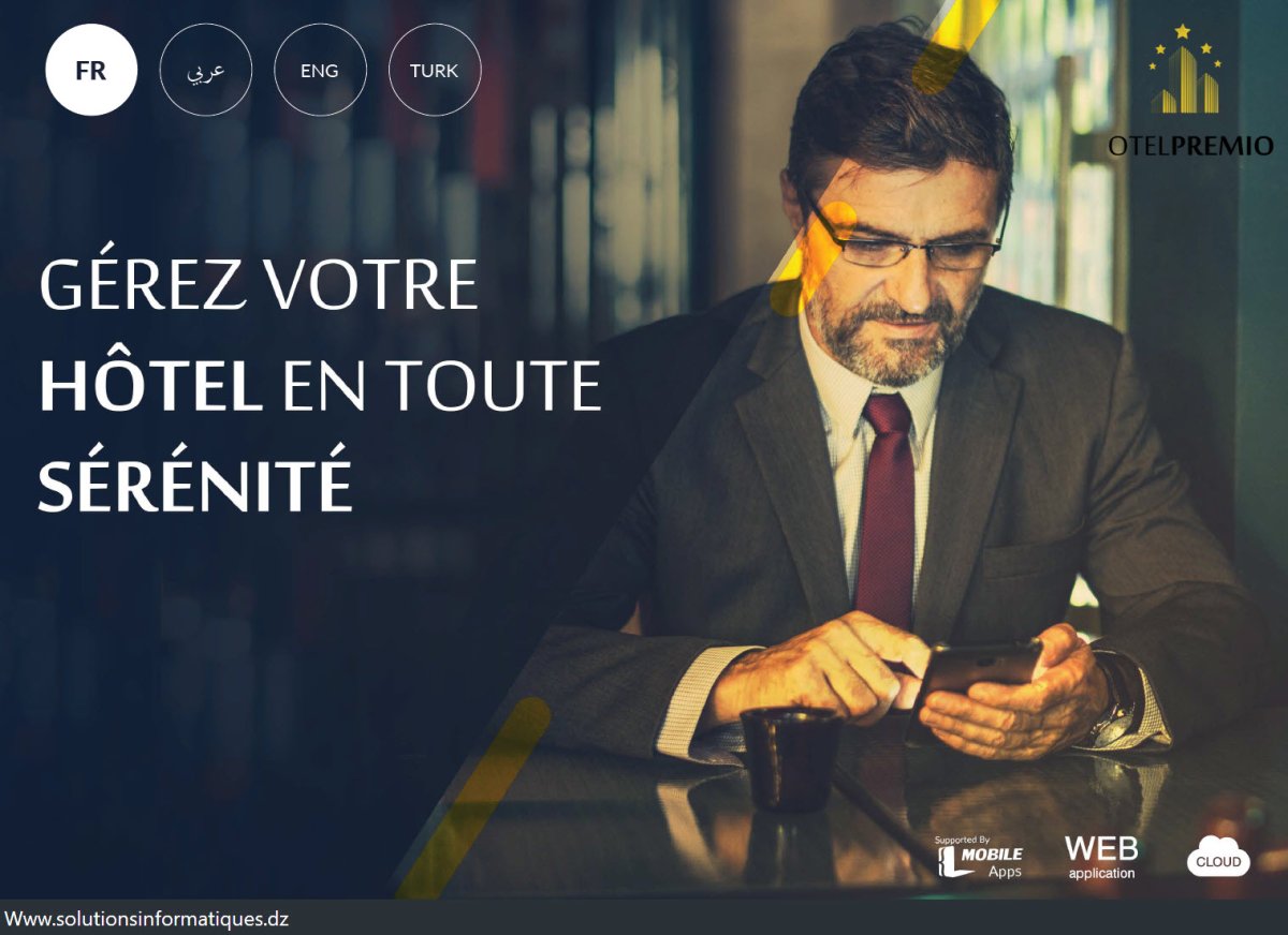 OTELPREMIO, logiciel de gestion hÃ´teliÃ¨re utilisÃ© par les Ã©tablissements hÃ´teliers en AlgÃ©rie
